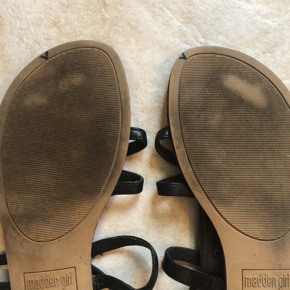 Madden Girl Leather Strap Sandals Size 9 - Picture 11 of 13